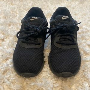 Blacked Out Nike Shoes